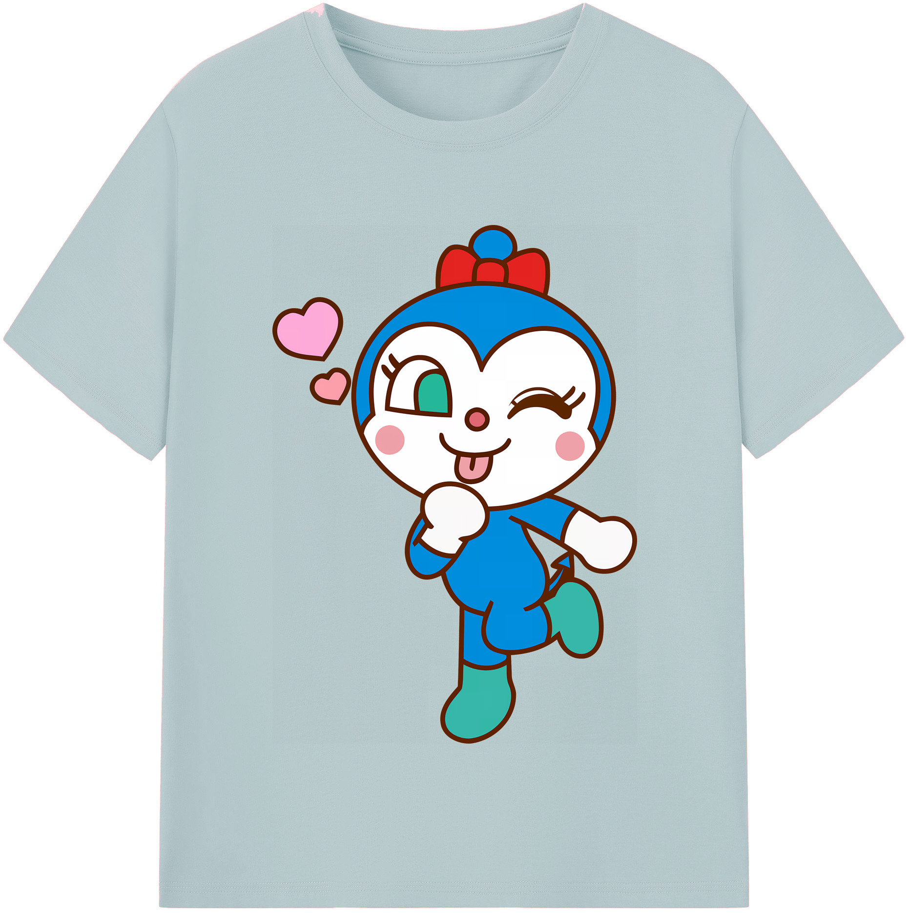 （画像用） アンパンマン Anpanman 綿100％半袖Tシャツ（フロントプリント）